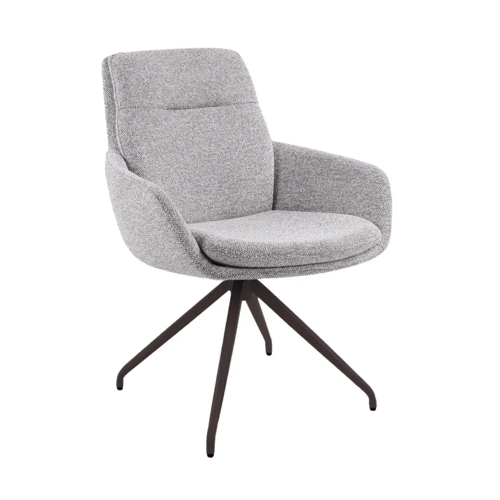 HelloChair HC08 Rebell eetkamerstoel anodic brown Ote-Cobble Grey HelloChair Originals