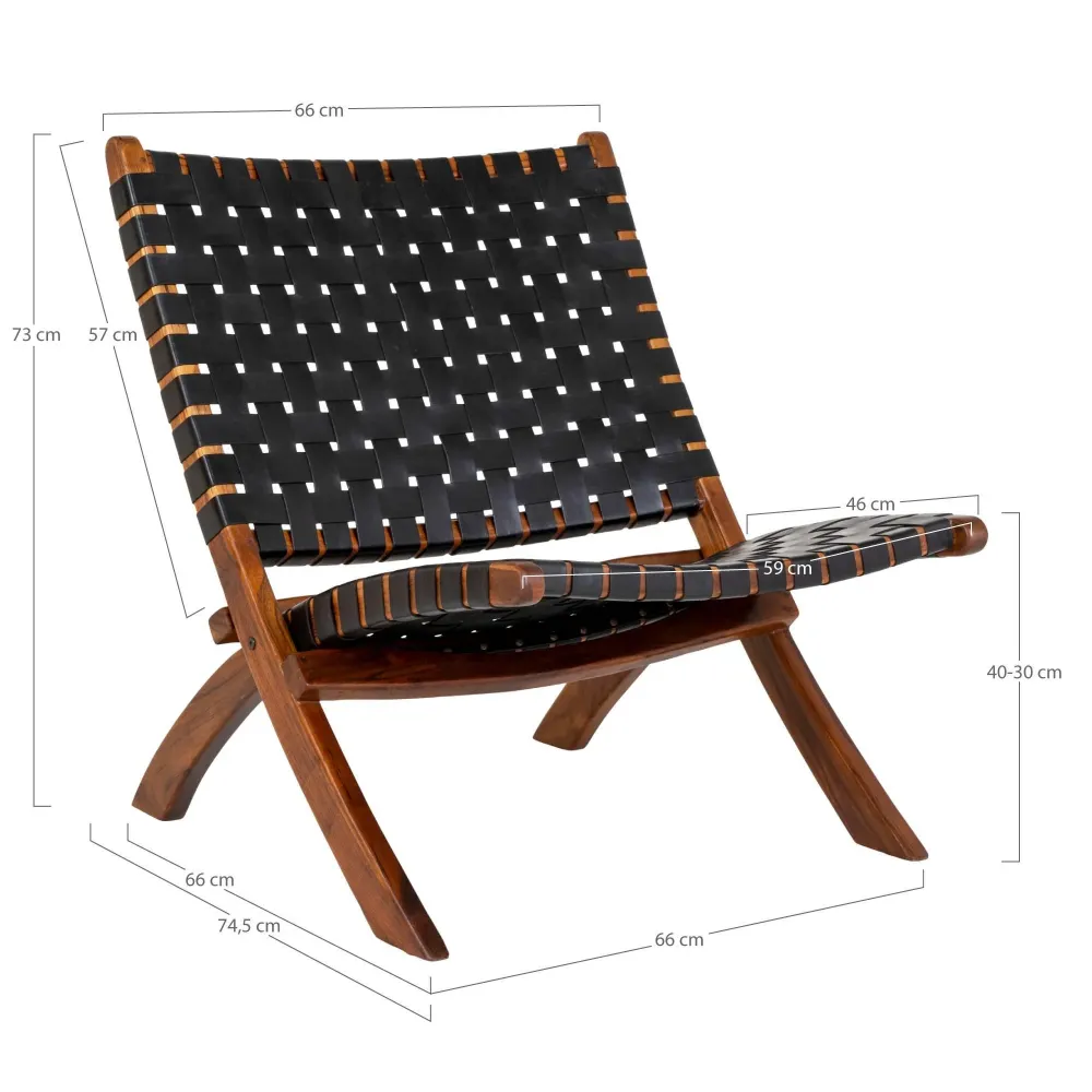 Fauteuil Lilia leer House Nordic