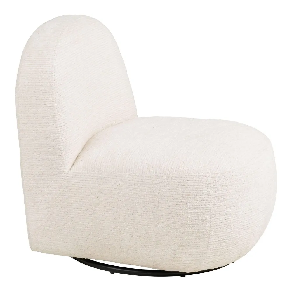 Fauteuil Milo ribstof met krukje House Nordic