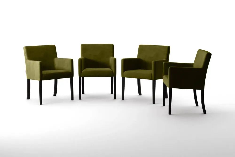 Set van 4 eetkamerstoelen Escape velvet Interior Overstock M