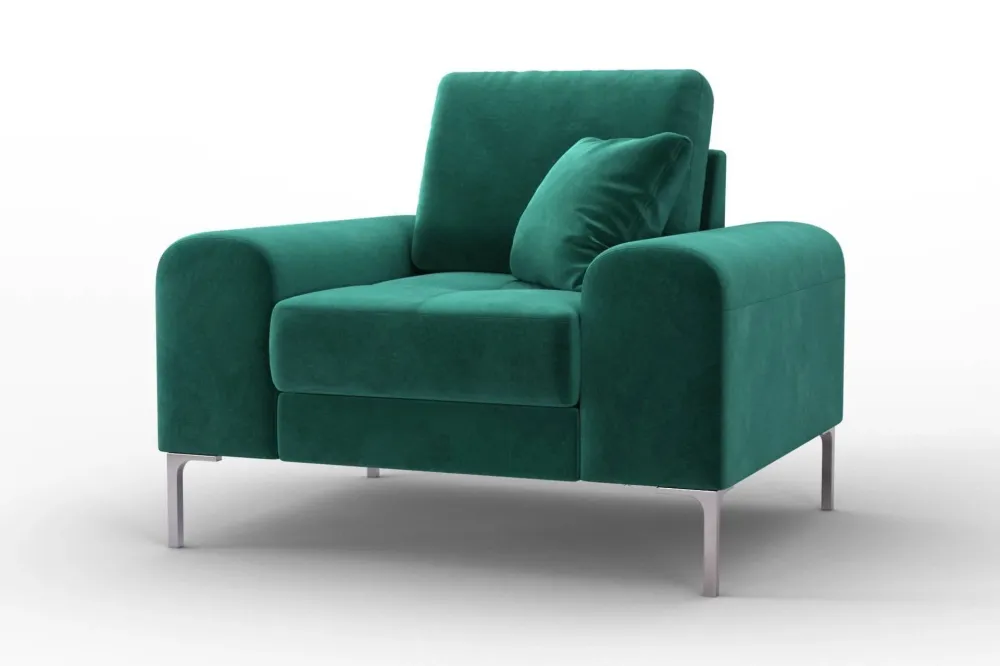 Fauteuil Rime velvet Interior Overstock T