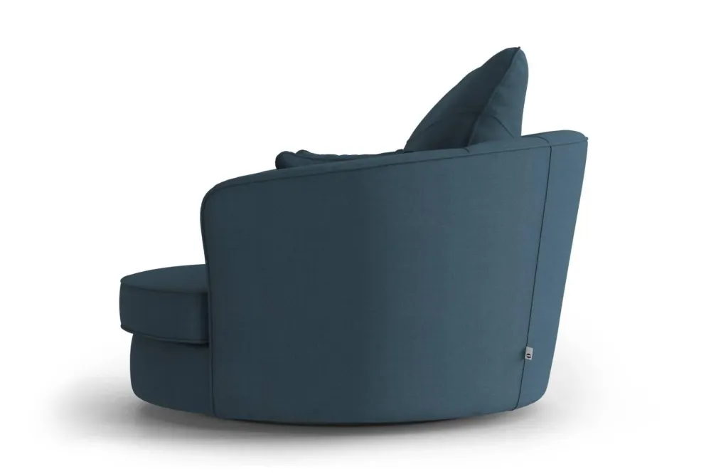 Fauteuil Vendôme linnen draaibaar Interior Overstock T