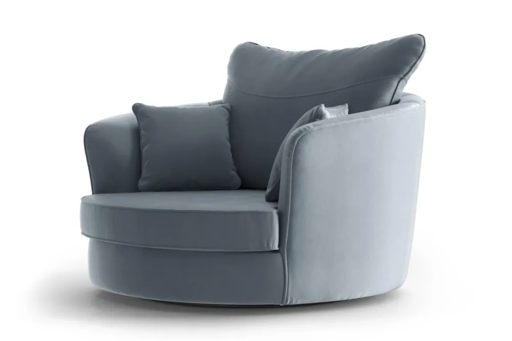 Fauteuil Vendôme velvet draaibaar Interior Overstock T