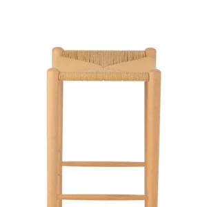 J-Line barkruk Orientaal - essenhout/touw - naturel