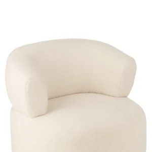 J-Line loungestoel Universe - schuim/stof - wit