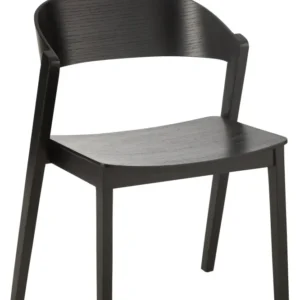J-Line stoel Laga - eikhout/multiplex - zwart