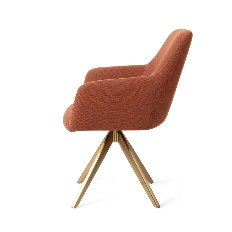 Jesper Home Hiroo eetkamerstoel Hearth Harmony turn gold