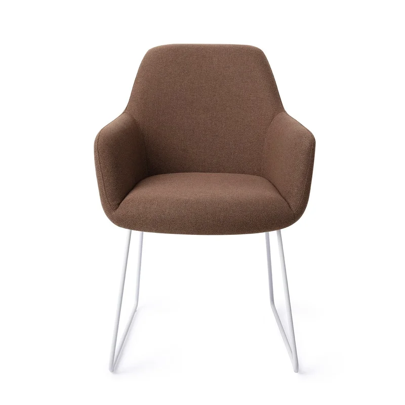Jesper Home Hiroo eetkamerstoel Rustic Rye slide white