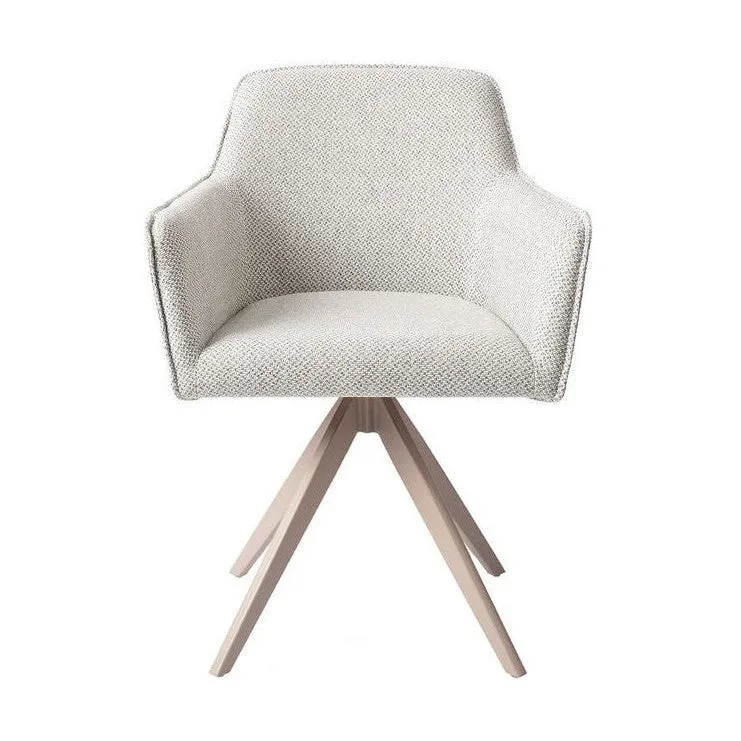 Jesper Home Hofu eetkamerstoel Checkers Charm turn beige