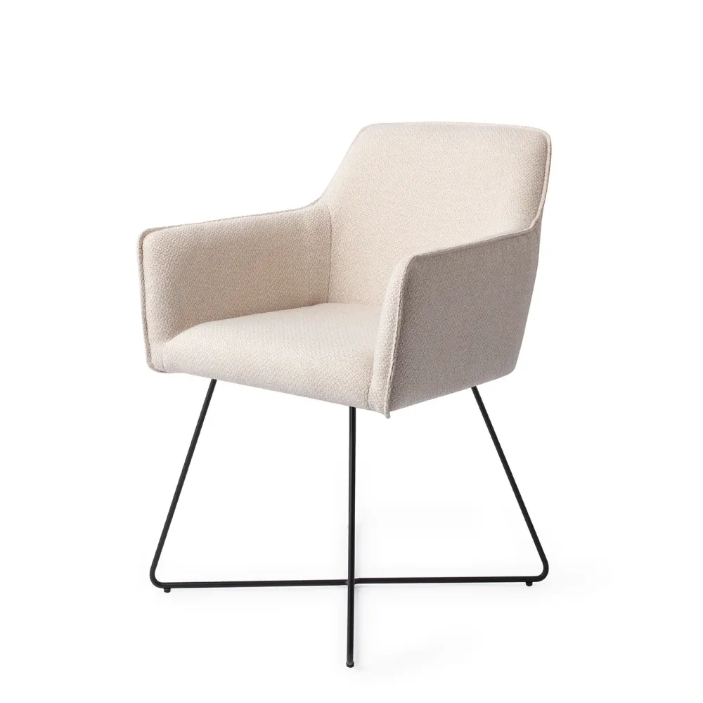 Jesper Home Hofu eetkamerstoel Enoki cross black