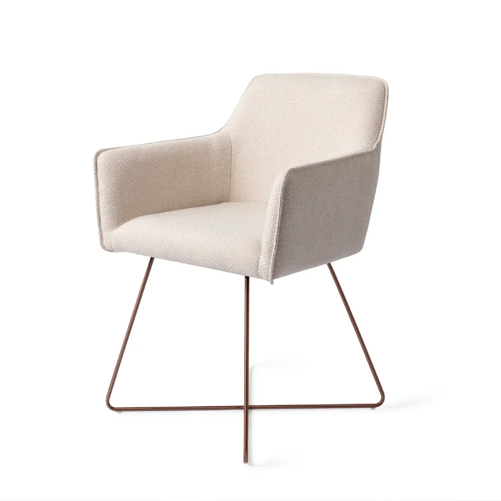 Jesper Home Hofu eetkamerstoel Enoki cross rose