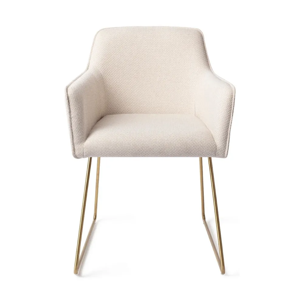 Jesper Home Hofu eetkamerstoel Enoki slide gold