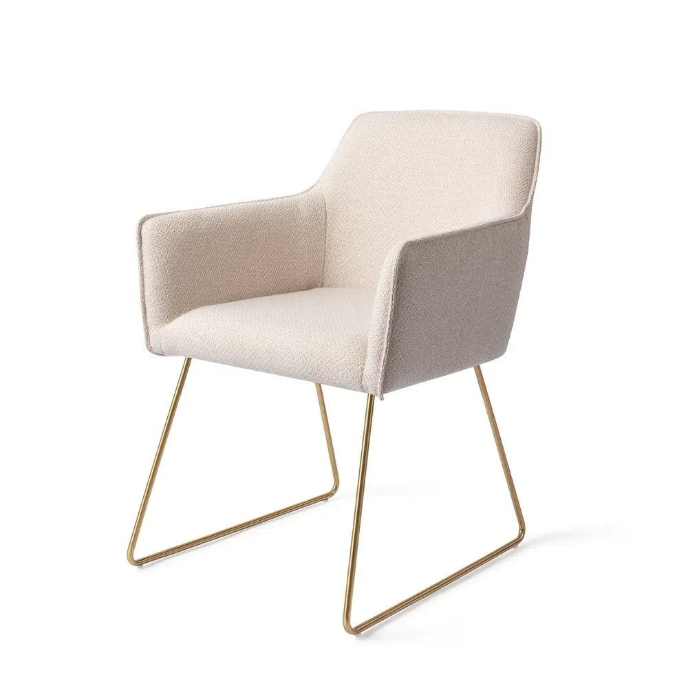 Jesper Home Hofu eetkamerstoel Enoki slide gold