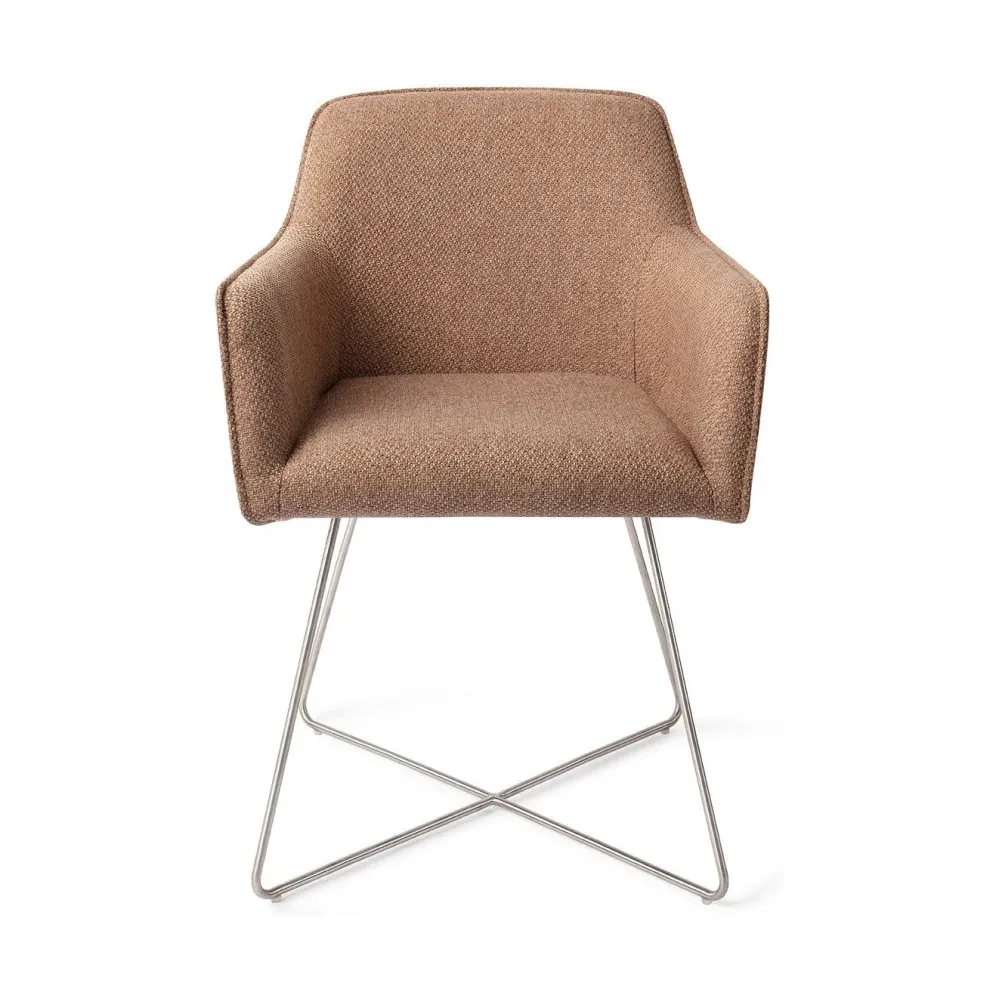 Jesper Home Hofu eetkamerstoel French Toast cross steel