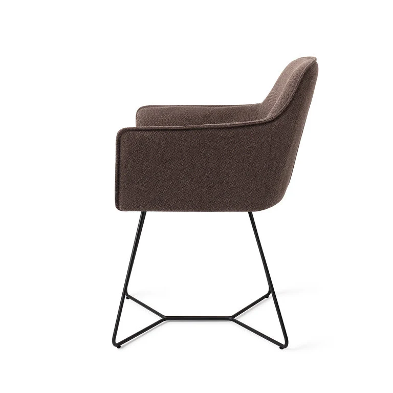 Jesper Home Hofu eetkamerstoel Potters Clay beehive black
