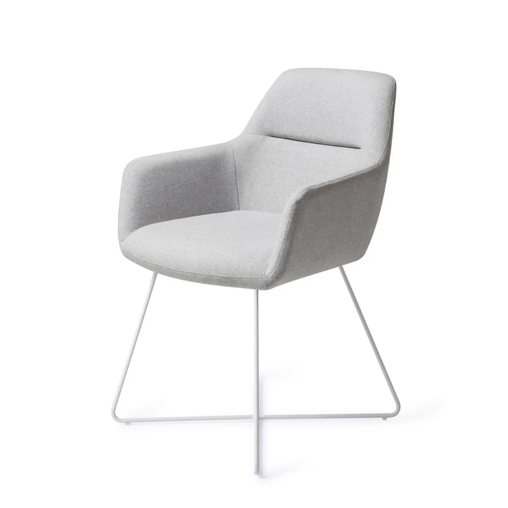 Jesper Home Kinko eetkamerstoel Cloud cross white