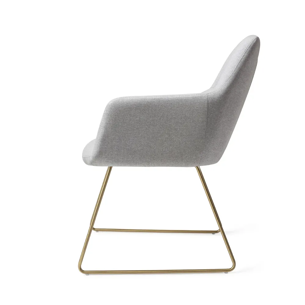 Jesper Home Kinko eetkamerstoel Cloud slide gold
