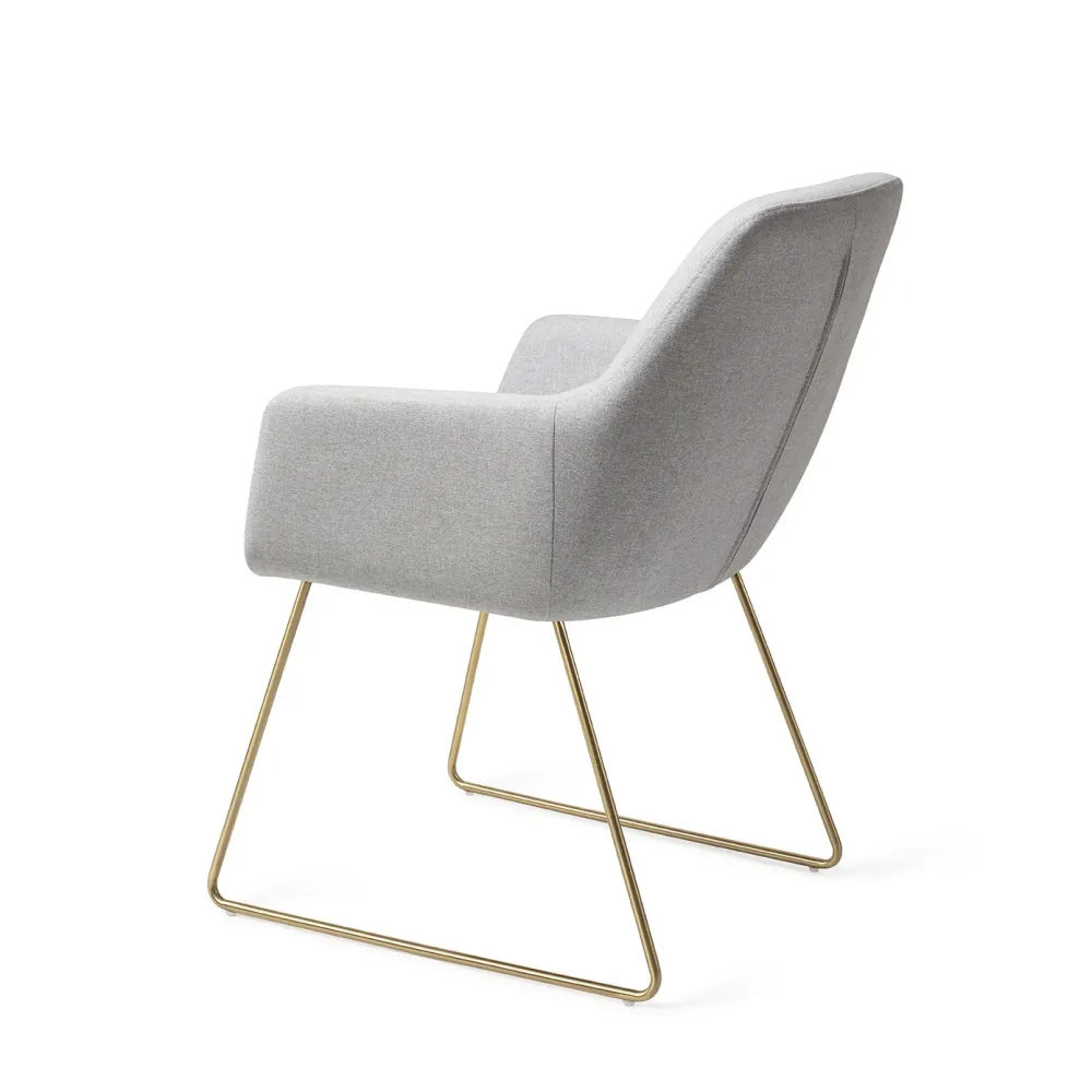 Jesper Home Kinko eetkamerstoel Cloud slide gold