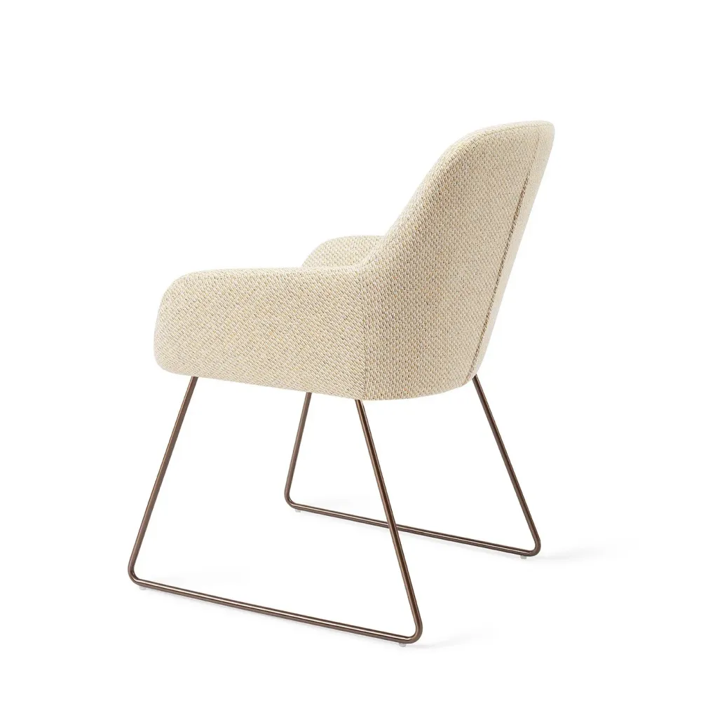Jesper Home Kushi eetkamerstoel Trouty Tinge slide rose