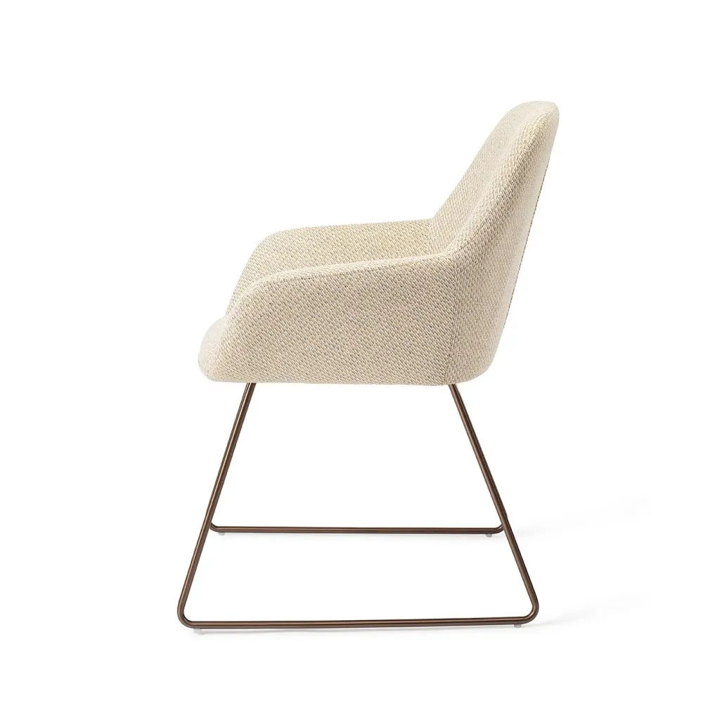 Jesper Home Kushi eetkamerstoel Trouty Tinge slide rose