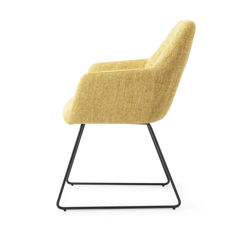 Jesper Home Noto eetkamerstoel Bumble Bee slide black