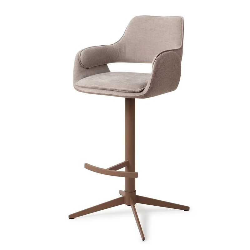 Jesper Home Oketo barkruk H75 No Grey Mouse