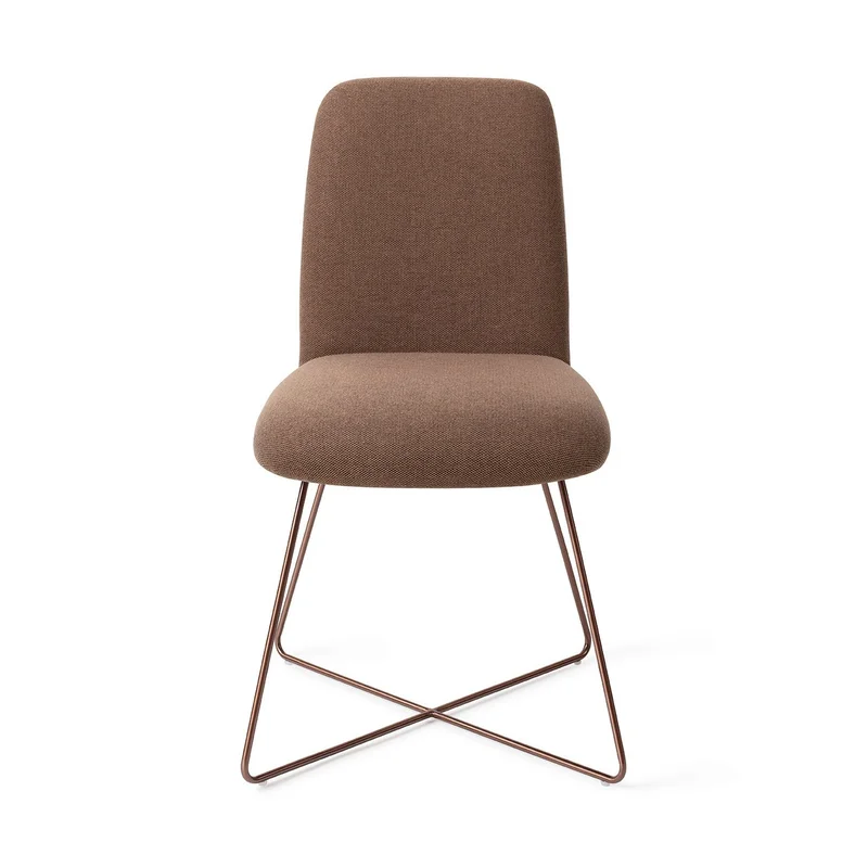 Jesper Home Taiwa eetkamerstoel Rustic Rye cross rose