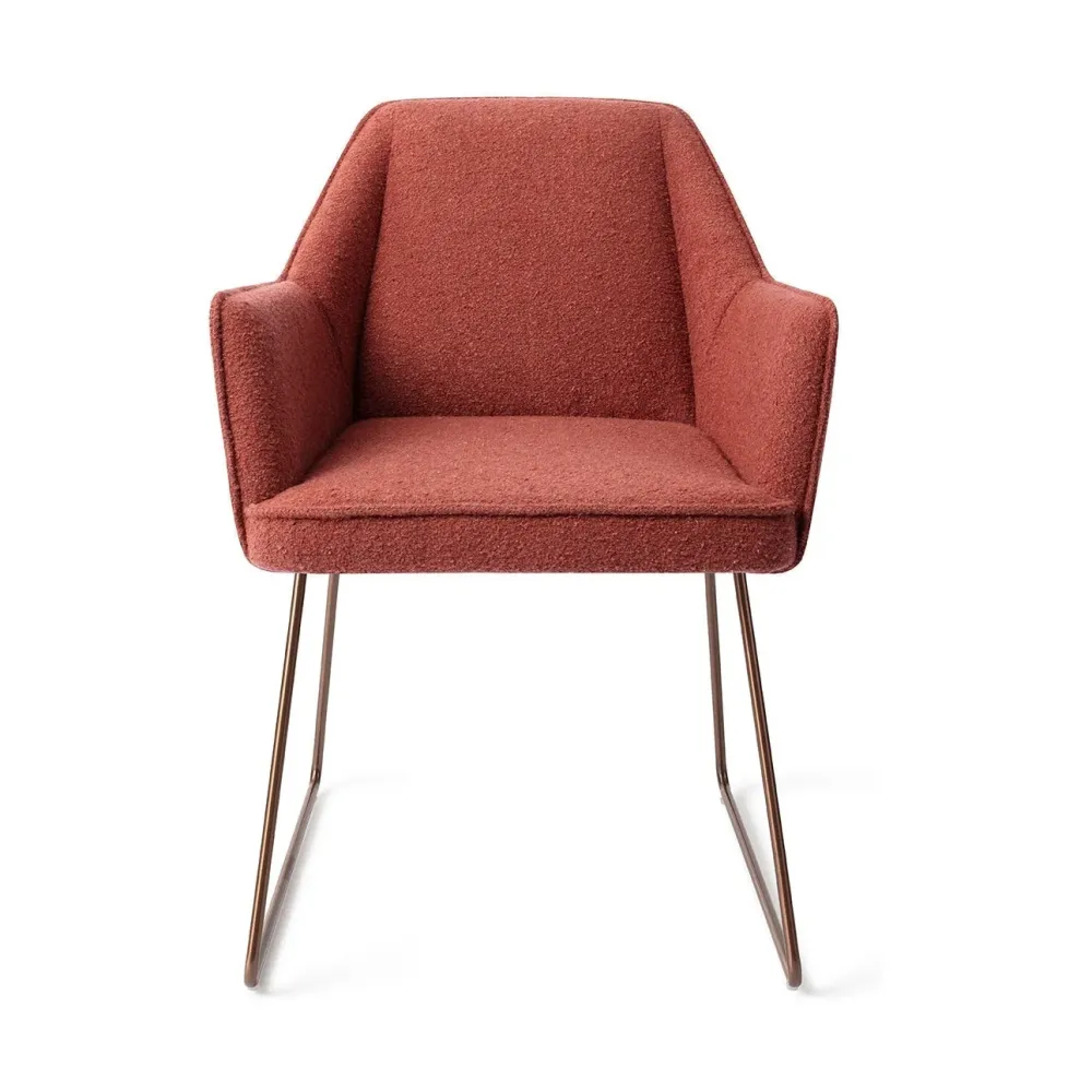 Jesper Home Tome eetkamerstoel Shabby Saffron slide rose