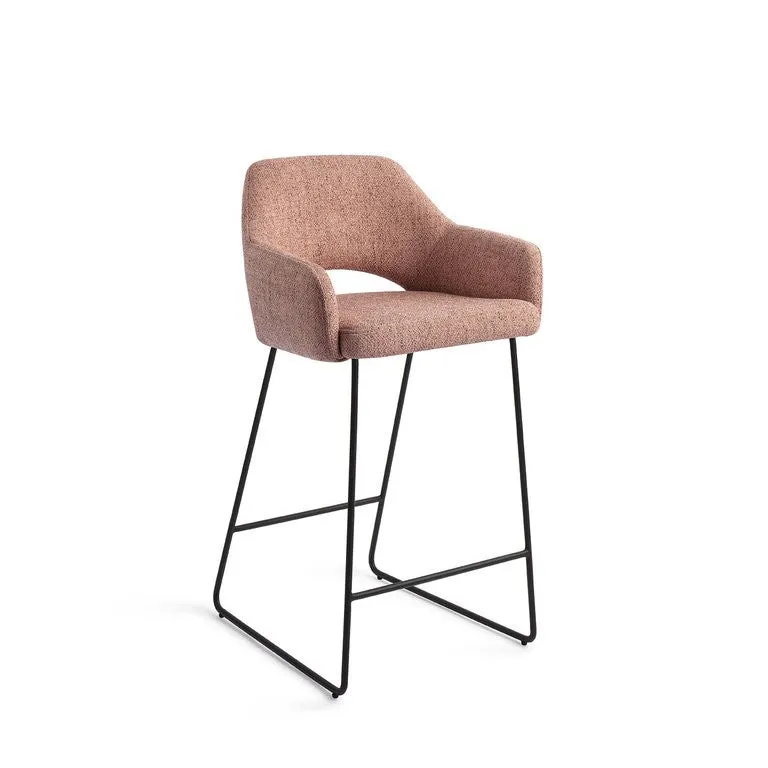 Jesper Home Yanai barkruk H65 Pink Punch slide black