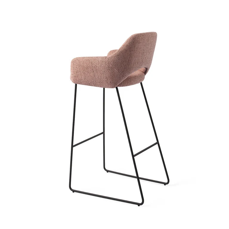 Jesper Home Yanai barkruk H75 Pink Punch slide black