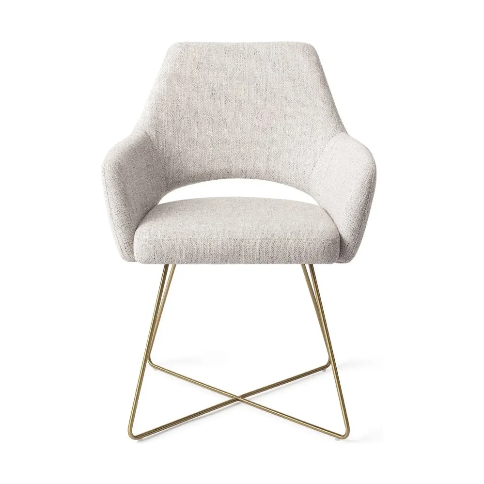 Jesper Home Yanai eetkamerstoel Pigeon cross gold