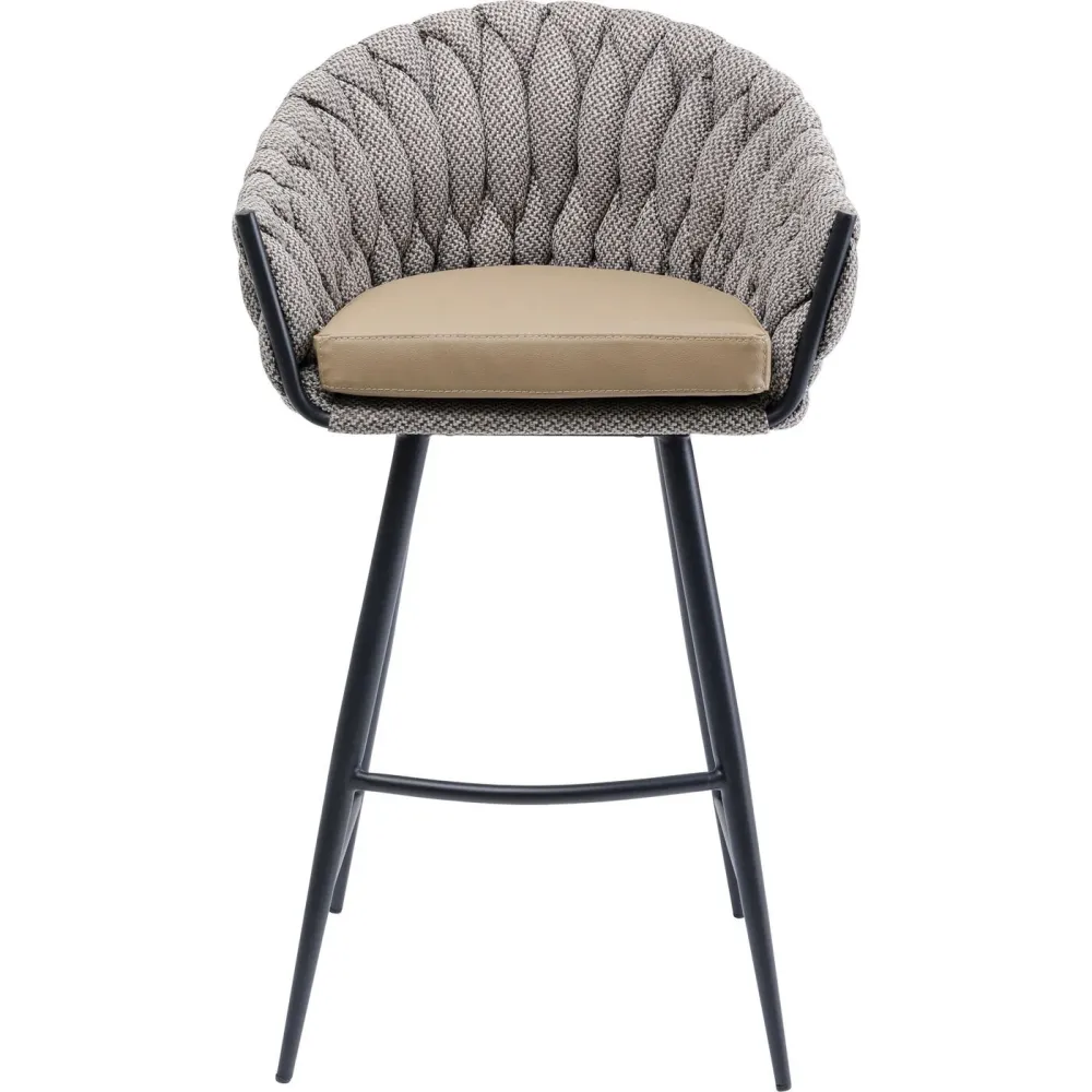 Kare Design Bar Kruk Knot - bruin