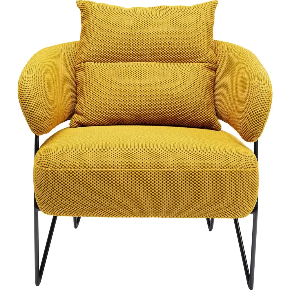 Kare Design Fauteuil Peppo geel