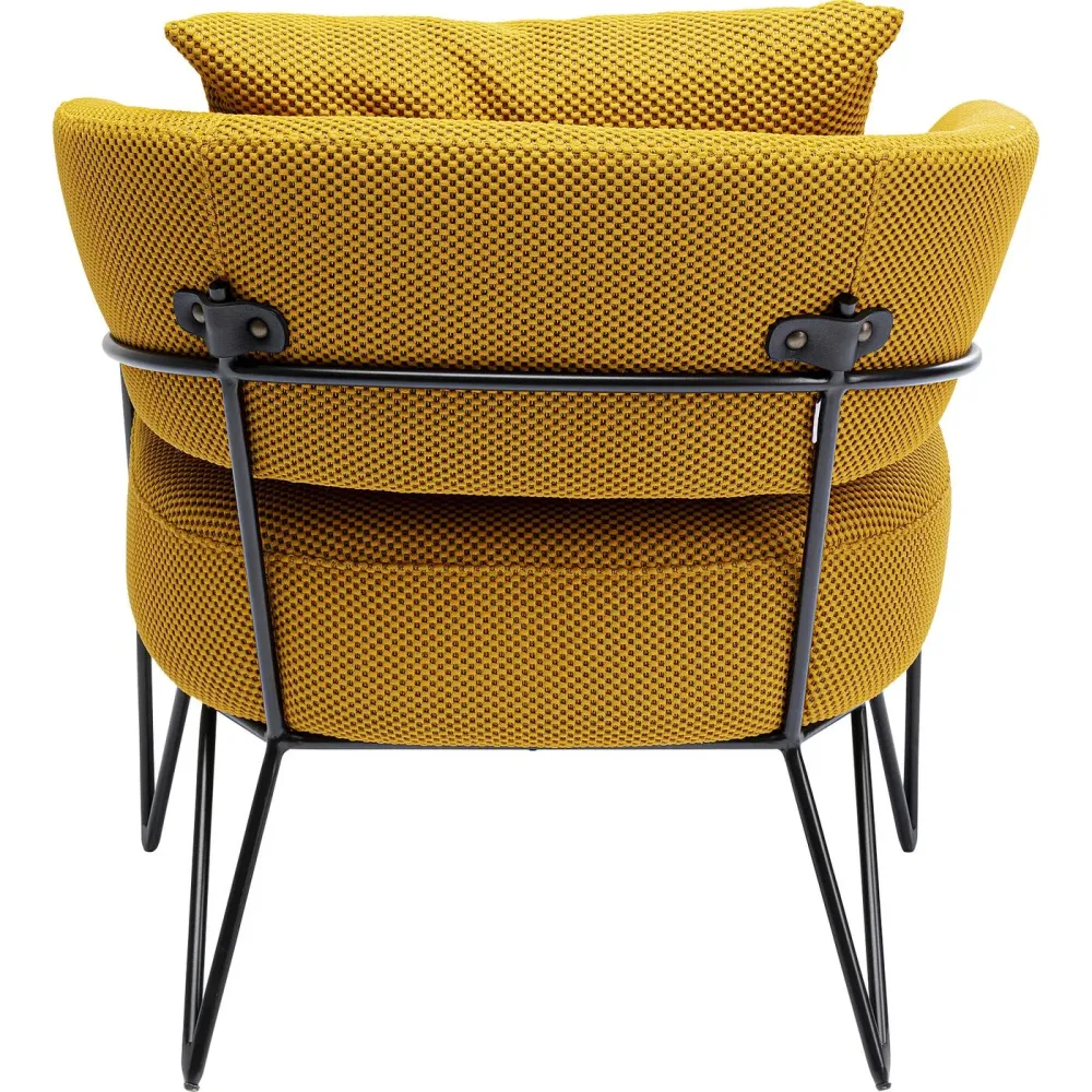 Kare Design Fauteuil Peppo geel