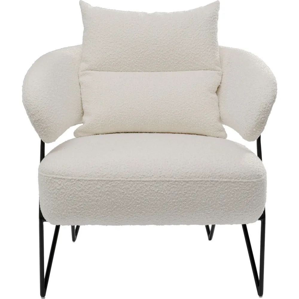 Kare Design Fauteuil Peppo wit