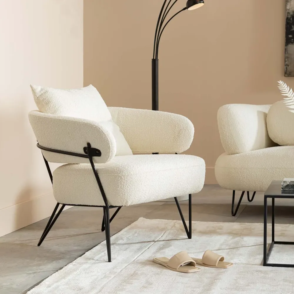 Kare Design Fauteuil Peppo wit