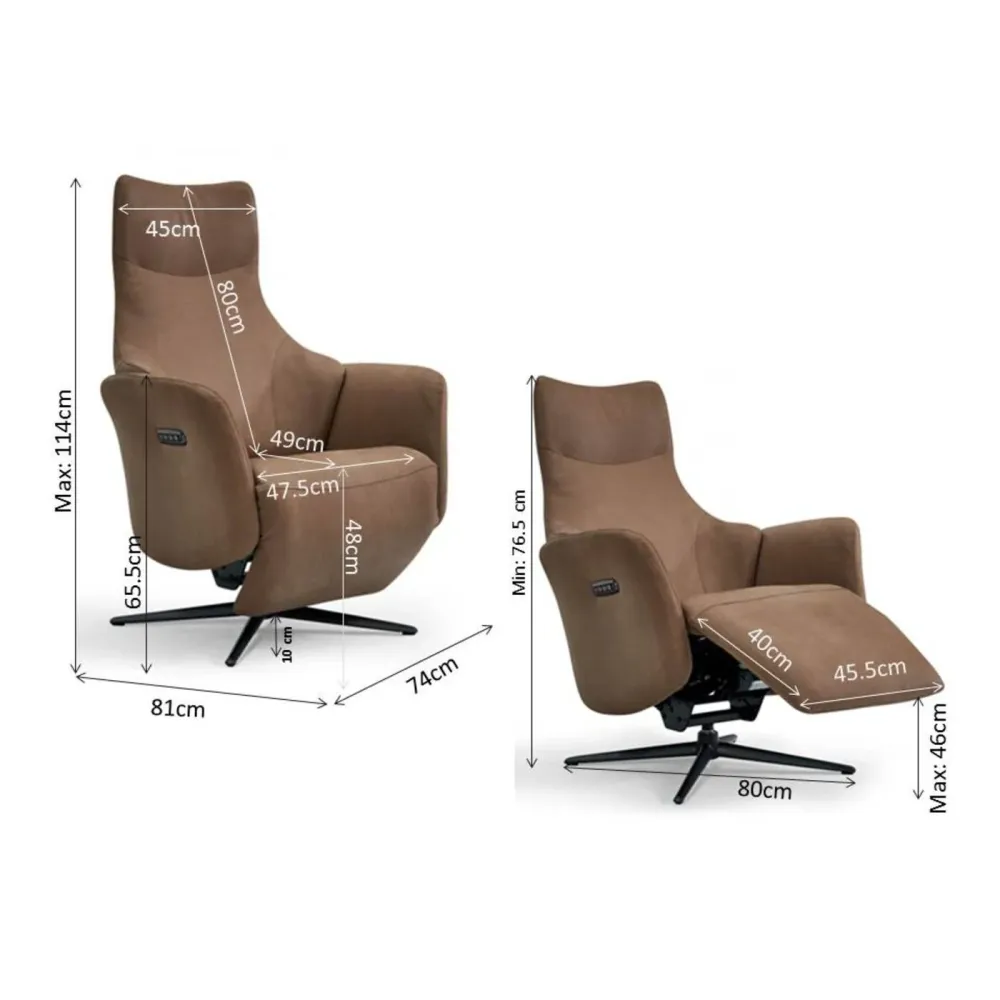 Kare Design Fauteuil Sally relax