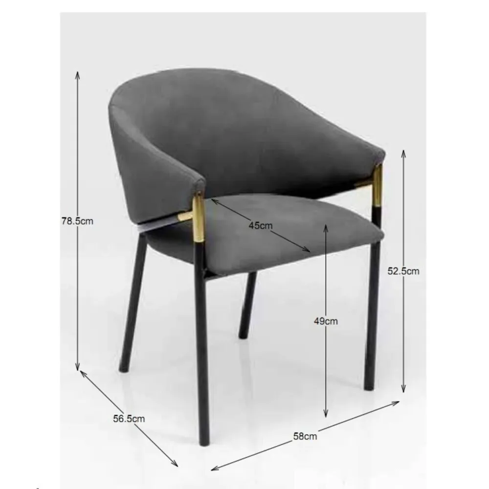 Kare Design Stoel met armleuningen Boulevard