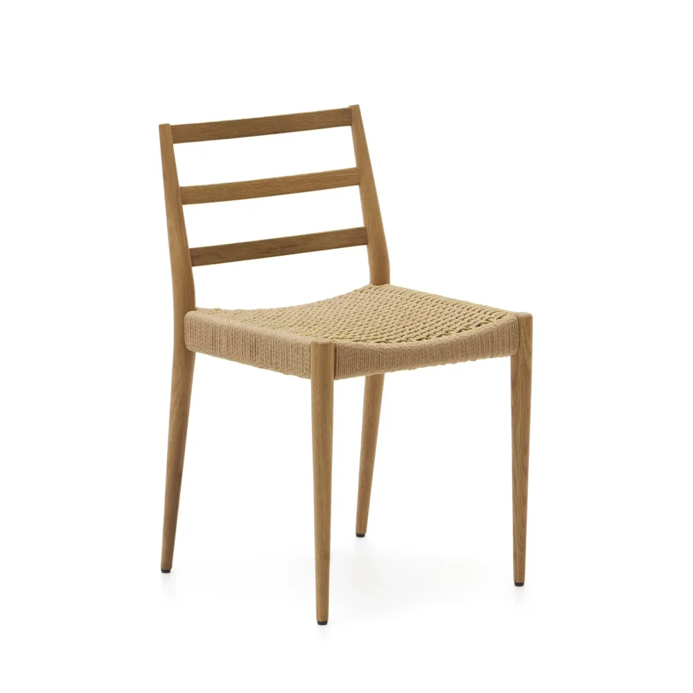 Kave Home Analy eetkamerstoel eiken Naturel