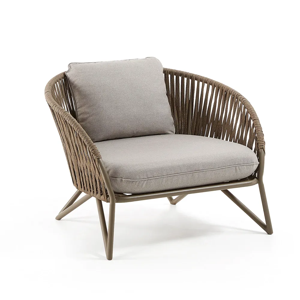 Kave Home Branzie loungestoel Bruin