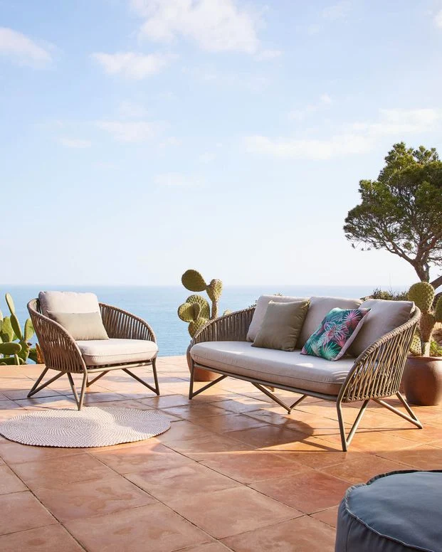 Kave Home Branzie loungestoel Bruin