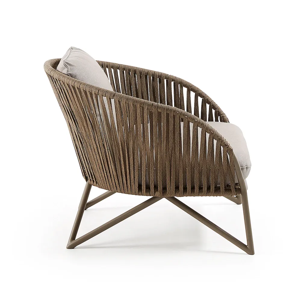 Kave Home Branzie loungestoel Bruin