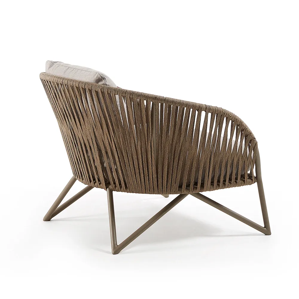 Kave Home Branzie loungestoel Bruin