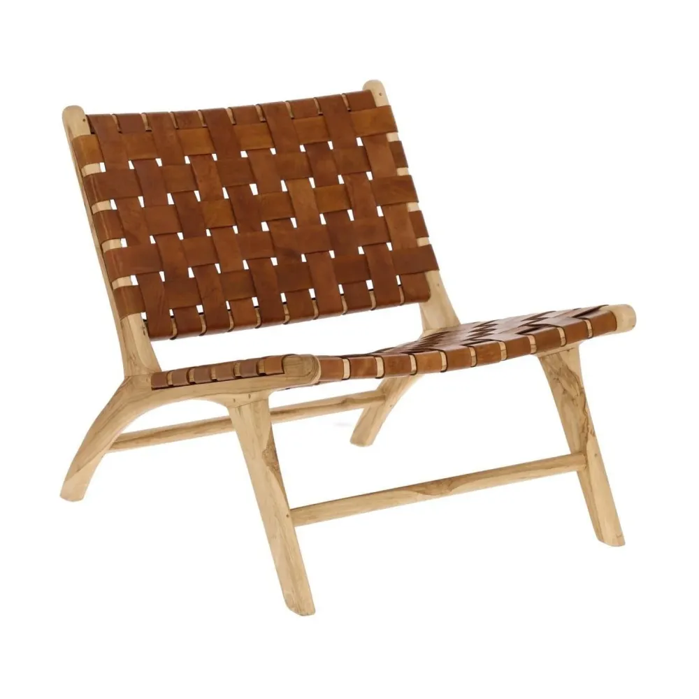 Kave Home Calixta fauteuil Teak