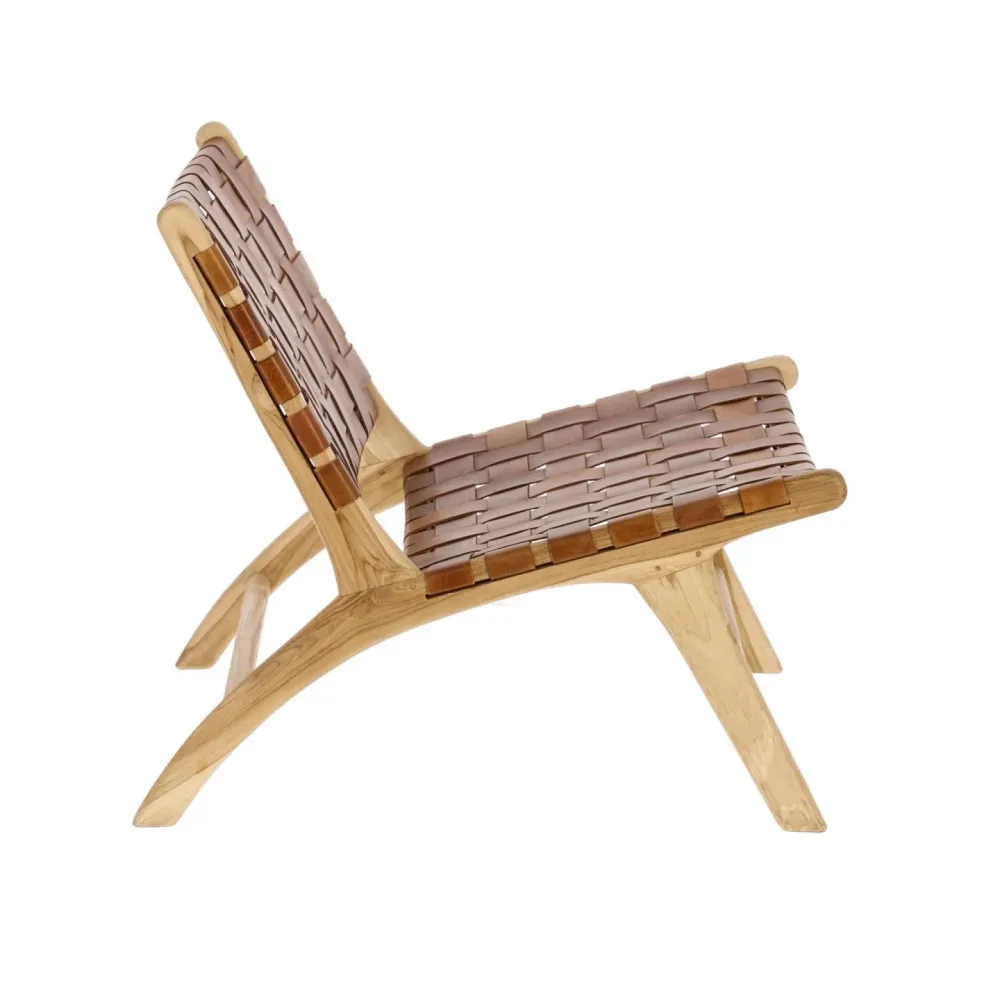 Kave Home Calixta fauteuil Teak