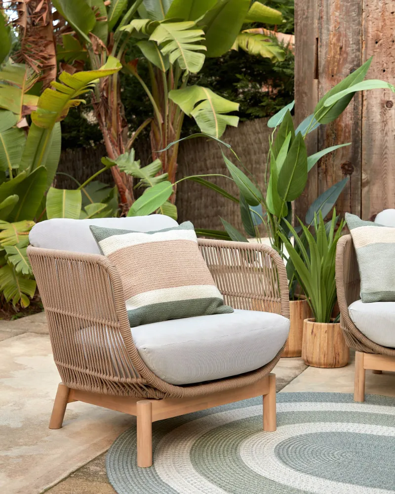 Kave Home Catalina tuinstoel Beige