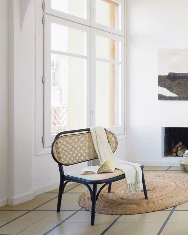 Kave Home Doriane fauteuil Zwart