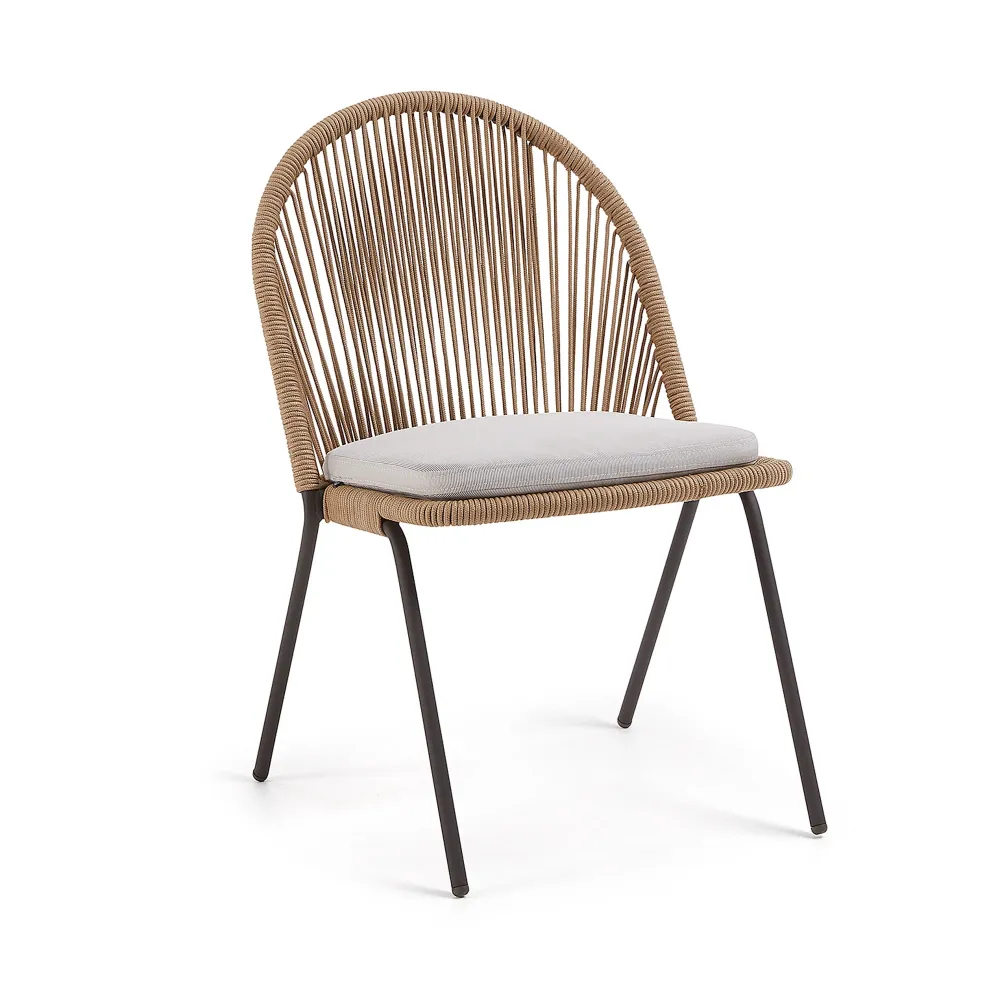 Kave Home Shann eetkamerstoel Beige