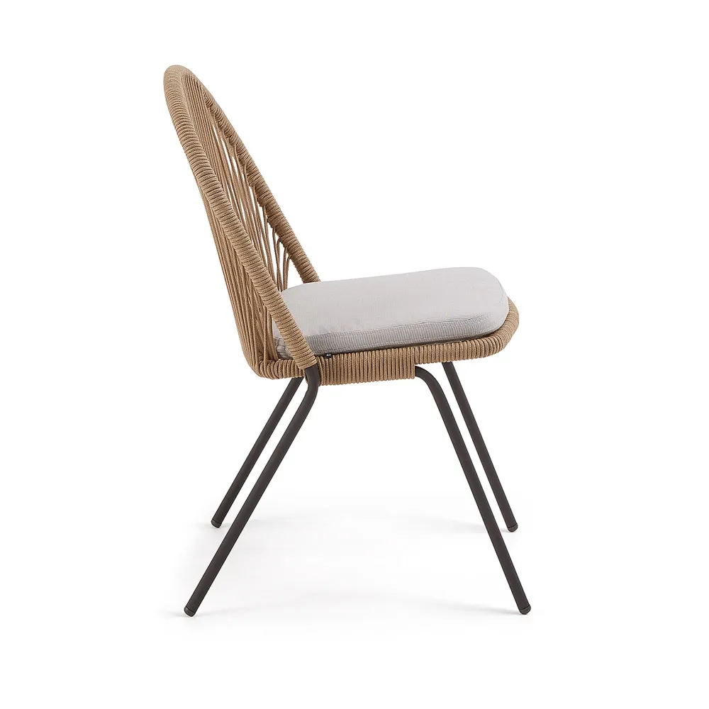 Kave Home Shann eetkamerstoel Beige