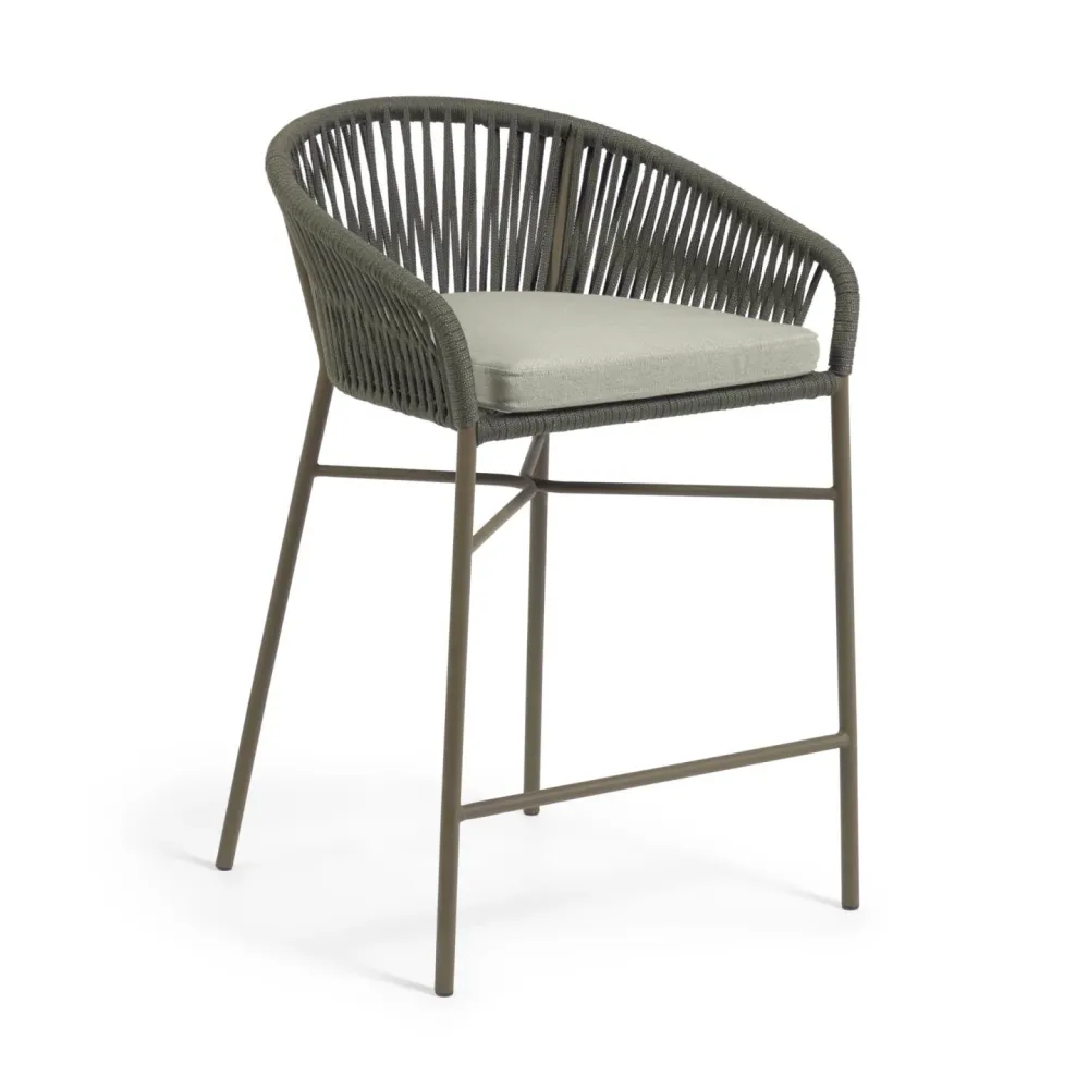 Kave Home Yanet barkruk H65 Groen